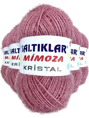 Royaleks Group 5 Adet Mimoza Kristal Işıltılı Şal Patik Yelek Ipi 28