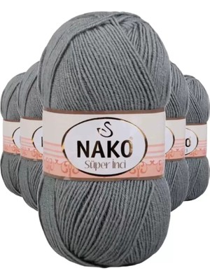 Royaleks Group 5 Adet Süper Inci El Örgü Ipi 100 gr Pastel Yeşil 11537