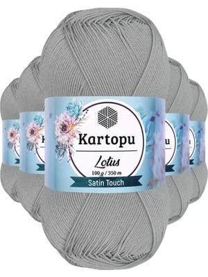 Royaleks Group 5 Adet Lotus Bikini Büstiyer Bluz Örgü Ipi  K941 Açık Gri