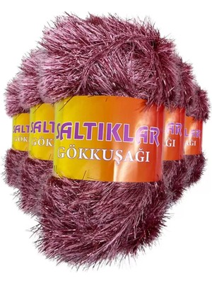 Royaleks Group 5 Adet Gökkuşağı El Örgü Ipi Yünü 28
