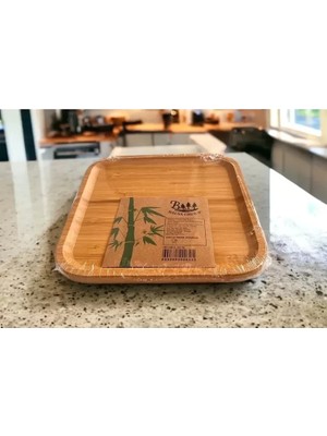 Royaleks Group Bambu Kare Tabak 20 * 20 * 1.5 cm ROYALEKS-KR2020