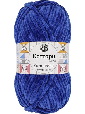 Royaleks Group Yumurcak Kadife El Örgü Ipi Gece Mavisi K524