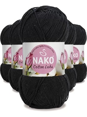 Royaleks Group 5 Adet Cotton Lüks Yelek Tunik Kazak Bluz Hırka Ipi Yünü Siyah 97568