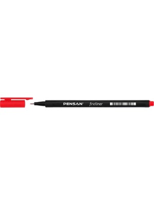 Pensan 6500 Fineliner Kırmızı