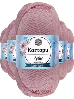 Royaleks Group 5 Adet Lotus Bikini Büstiyer Bluz Örgü Ipi  K768 Açık Pembe