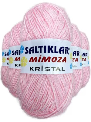 Royaleks Group 5 Adet Mimoza Kristal Işıltılı Şal Patik Yelek Ipi 13