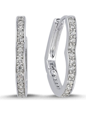 Merano Design Shape Rhodium Küpe