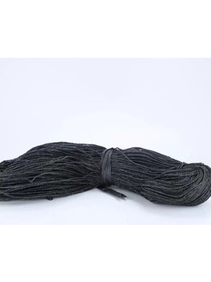 Royaleks Group Siyah Renk Çile Kağıt Ip Çanta Ipi Supla Ipi  No:12 - (550-600 Gr)