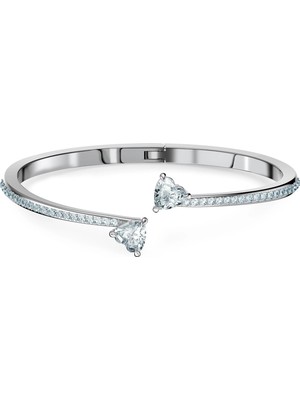 Swarovski Attract Soul Heart Bileklik Beyaz Rodyum Kaplama L L