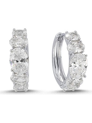 Merano Design Una Rhodium Küpe