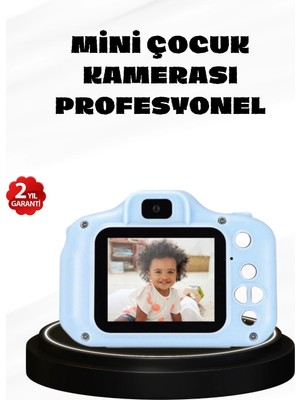 Çocuklar Için Mini Dijital Kamera – 1080P Hd, 2.0 Inç Ekran, Komik Filtreli Şarjlı
