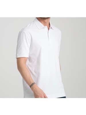 Lacoste  Polo  Paris Büyük Beden Beyaz