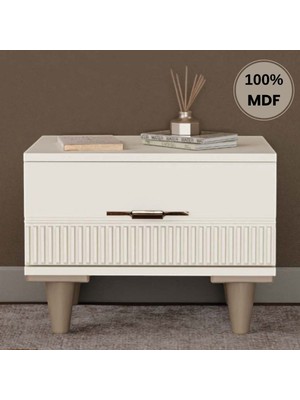 Comiet Menekşe Mdf Ayaklı Tasarım Komodin