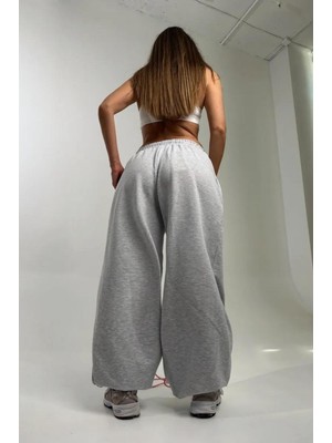 Vladivosto Paçası Lastikli Yüksek Bel Baggy Oversize Büyük Bedenn Harajuku Eşofman