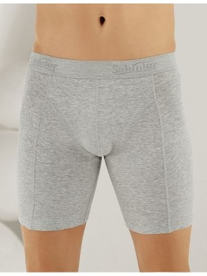 Şahinler Büyük Beden Likralı Uzun Boxer 6'lı 3xl