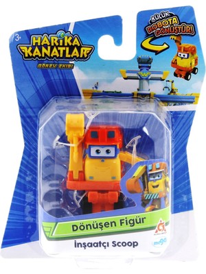 Harika Kanatlar Dönüşen Mini Figür Inşaatçı Scoop