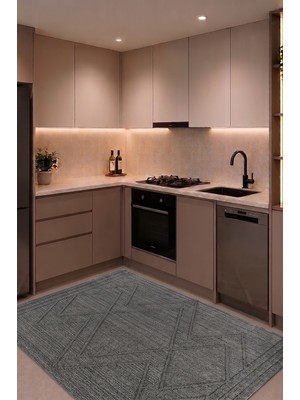 Tch Home Living Pia Gri Iskandinav Bohem Tasarım Jüt Taban Halı, Salon Halısı, Mutfak Halısı, Koridor Halısı, Yolluk, Dış Mekan Halısı