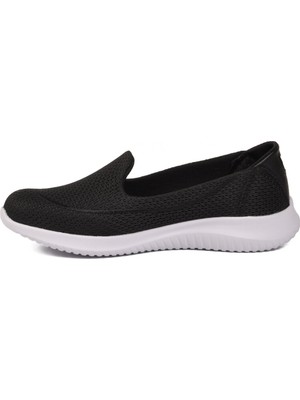 Pierre Cardin Siyah-Beyaz Tekstil Hafif Esnek Kadın Spor Ayakkabı PC-30168 Z