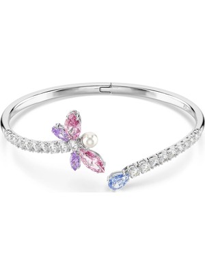 Swarovski Ariana Grande x Swarovski Bileklik Rodyum Kaplama L Çok Renkli Kristallerle Karışık Kesim Yusufçuk