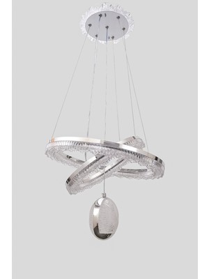 Fer Avize Rüya Modern Tasarım Sarkıt LED Avize 3 Renk Işık Kristal Görünüm Oturma Odası Yemek Odası Salon Yatak Odası