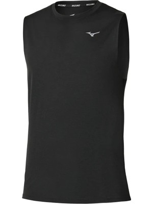 Mizuno Impulse Core Erkek Kolsuz Tişört Siyah
