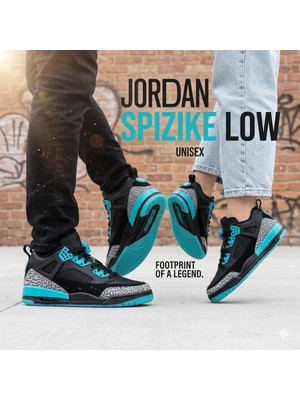 Nike Jordan Spizike Low Gs Unisex Spor Ayakkabı Siyah | FQ3950-005