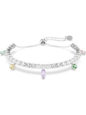 Swarovski Ariana Grande x Swarovski Tennis Bileklik Karışık Kesim Çok Renkli Rodyum Kaplama