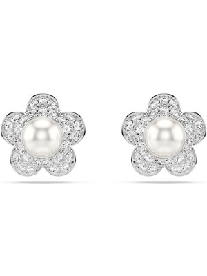 Swarovski 2026 Capsule Angelic Küpe Beyaz Rodyum Kaplama