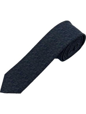 Brianze 5 cm Gri Desenli Slim Kravat