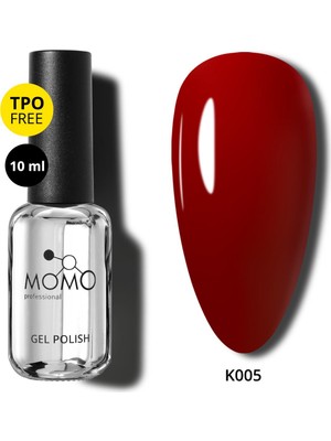 Momo Professional Kalıcı Oje K005 Yakut Bordo 10 ml