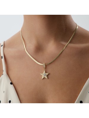 Cherry By Özkonak Starlight Taşlı Altın Kolye