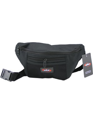 Bodybag Omuz Çanta Çarpraz  3 Fermuarlı Bölme + 1-Fileli Açık Bölme  12X10X25CM (5486)