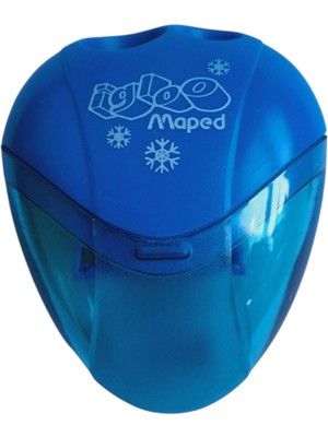 Maped Igloo Çift Delikli Kalemtraş ( Mavi )