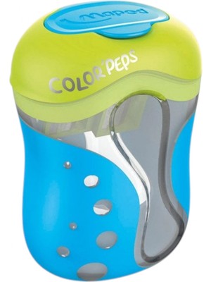 Maped Color Peps Çift Delikli Çift Renkli Kalemtraş ( Mavi / Yeşil )