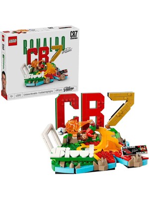 LEGO Editions Cristiano Ronaldo – Unutulmaz Futbol Anları 43012 - 10 Yaş ve Üzeri Çocuklar Için Dekoratif Futbol Modeli Yapım Seti (490 Parça)