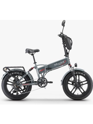 Skyjet Gtııı Pro 1000W Elektrikli Bisiklet Ayna Çanta ve El Gazı Hediyeli