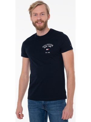 Tommy Sıfır Yaka  Erkek T-Shirt