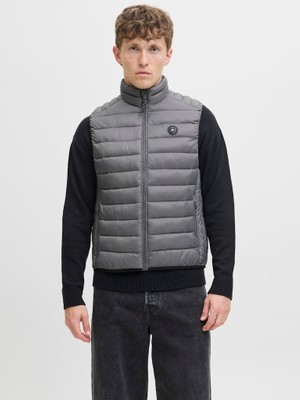 Jack & Jones Erkek Yelek 12280973 Jjebradley Lıght Bodywarmer Collar Noos