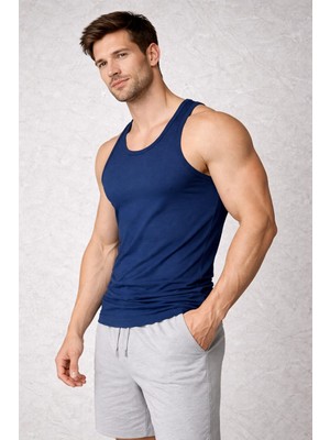Castellotex Erkek Slim Fit Atlet