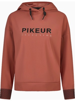 Pikeur Sweater 8281 Kapüşonlu Fonksiyonel Kadın Sweatshirt
