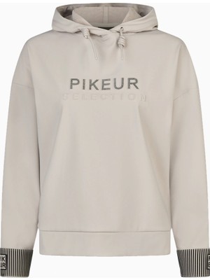 Pikeur Sweater 8281 Kapüşonlu Fonksiyonel Kadın Sweatshirt