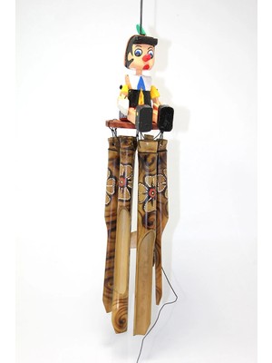 Eco Port Pinokyolu Bambu Çan 60 cm No:2
