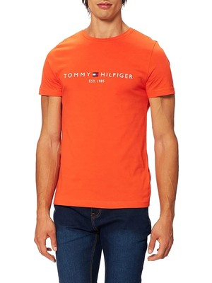 Tommy  Sıfır Yaka Erkek T-Shirt