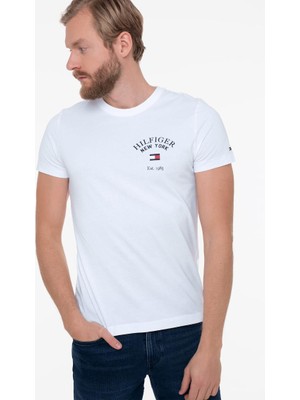 Tommy Sıfır Yaka  Erkek T-Shirt