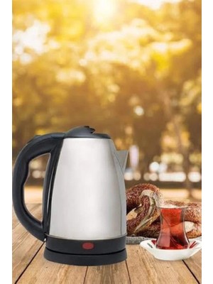 Uravas Store Kettle C F Tipi 220-240V Paslanmaz Çelik Elektrik Kablolu Otomatik Kapanma