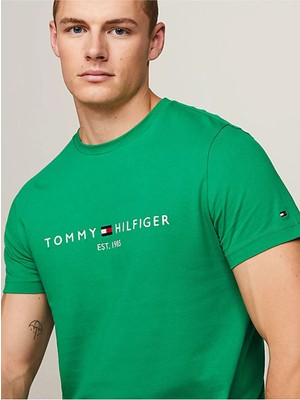 Tommy  Sıfır Yaka Erkek T-Shirt