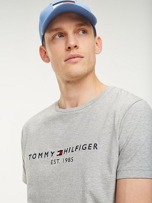 Tommy  Sıfır Yaka Erkek T-Shirt