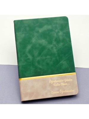 Ett Öğretmenler Günü Hediyesi Yeşil Defter