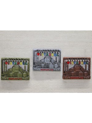 Ett Sarkaçlı Istanbul Temalı Magnet - Model 4