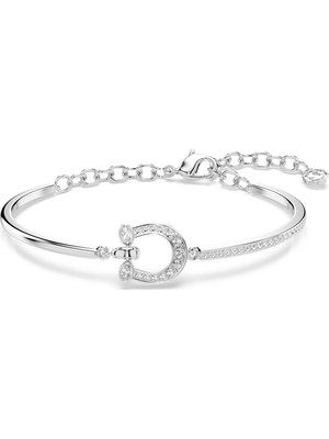 Swarovski Symbolica Bileklik Pave At Nali Beyaz Rodyum Kaplama